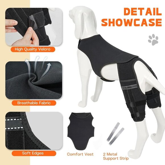 Dog Knee Brace for Hind Legs - Picture 6 of 7